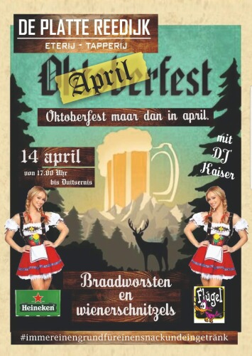 Hoekse Waard Oktober fest 14 april 2018